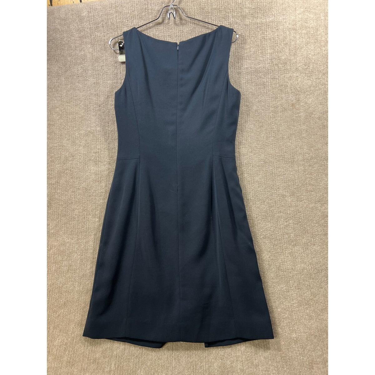 Caslon Navy Blue Belted Blazer Dress Pantsuit Sz 6 Capsule Office Interview Suit