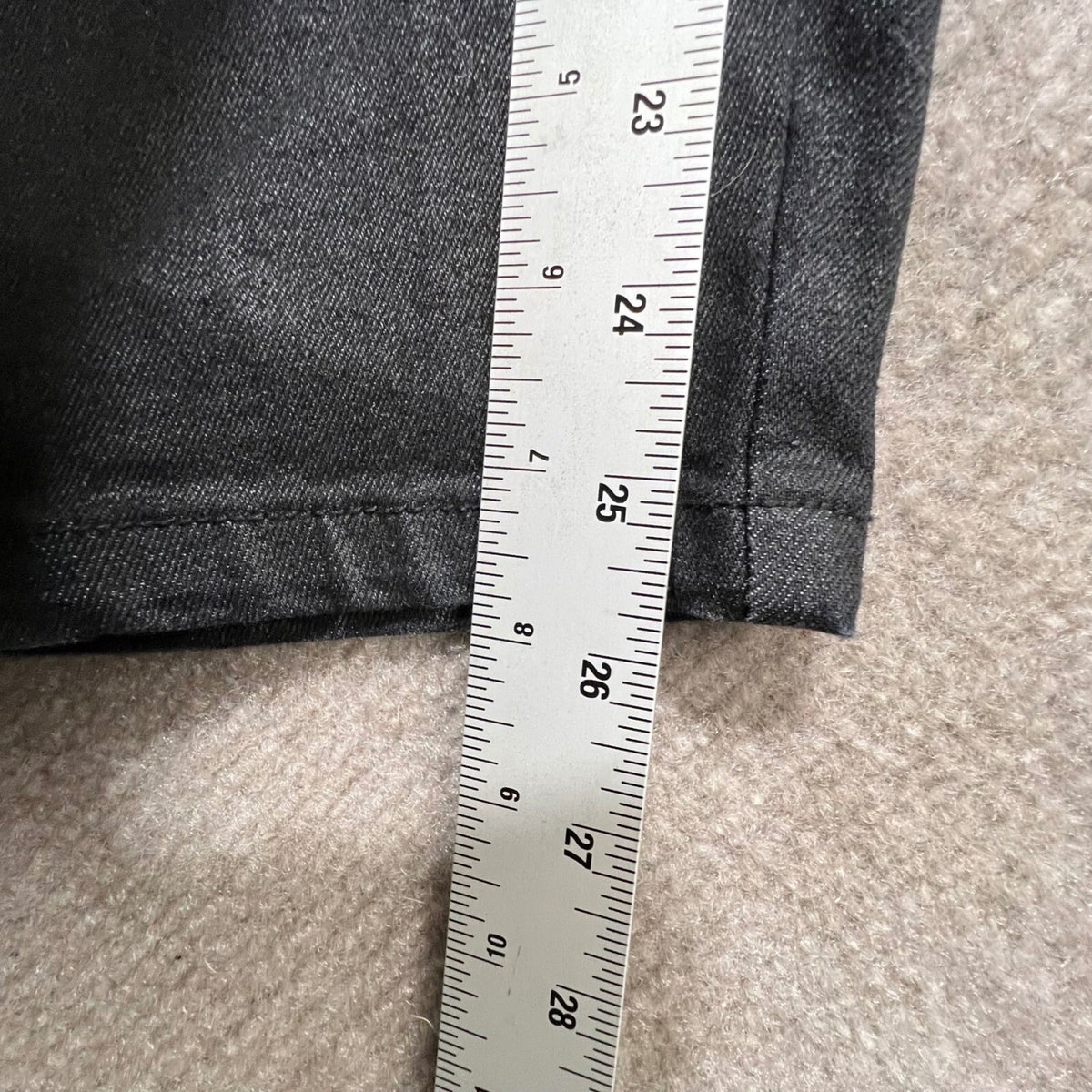 Universal Standard Black Denim Zip Ankle Jeans Women's Size 20 Stretch