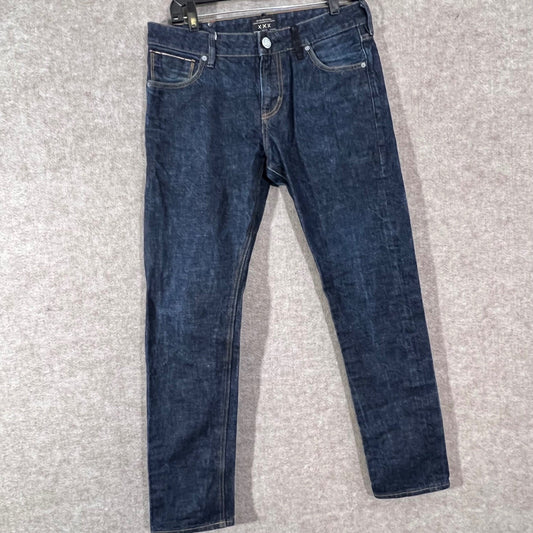 Scotch Soda Amsterdam Blauw Lot 22 Selvedge Dark Slim Fit Denim Jeans Mens 32x32