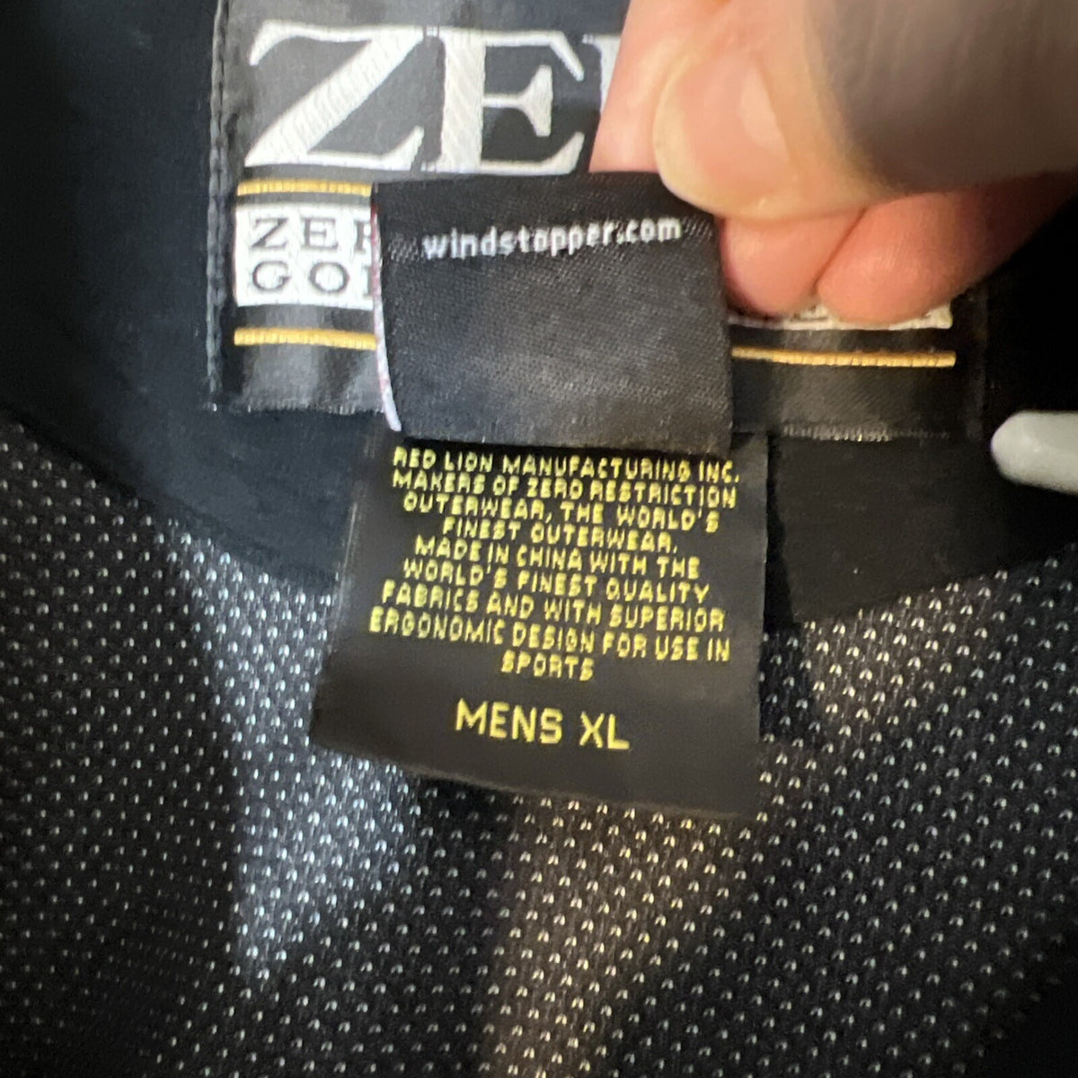 Zero Restriction Comfortsuede 1/4 Zip Pullover Mens XL Golf Wind Stopper READ