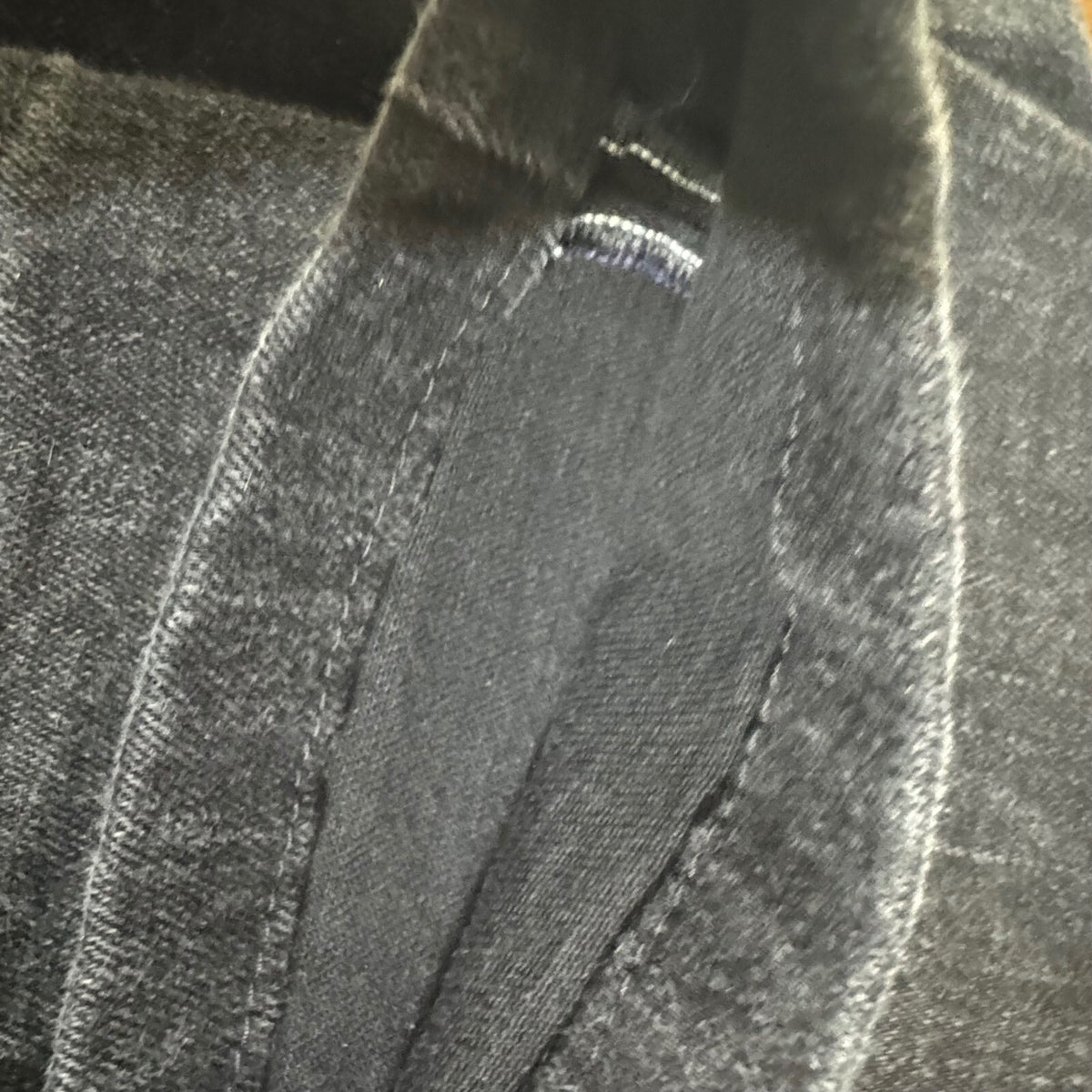 Robert Graham Slim Jim Jeans Mens 34 Black Denim Slim Fit Designer Casual