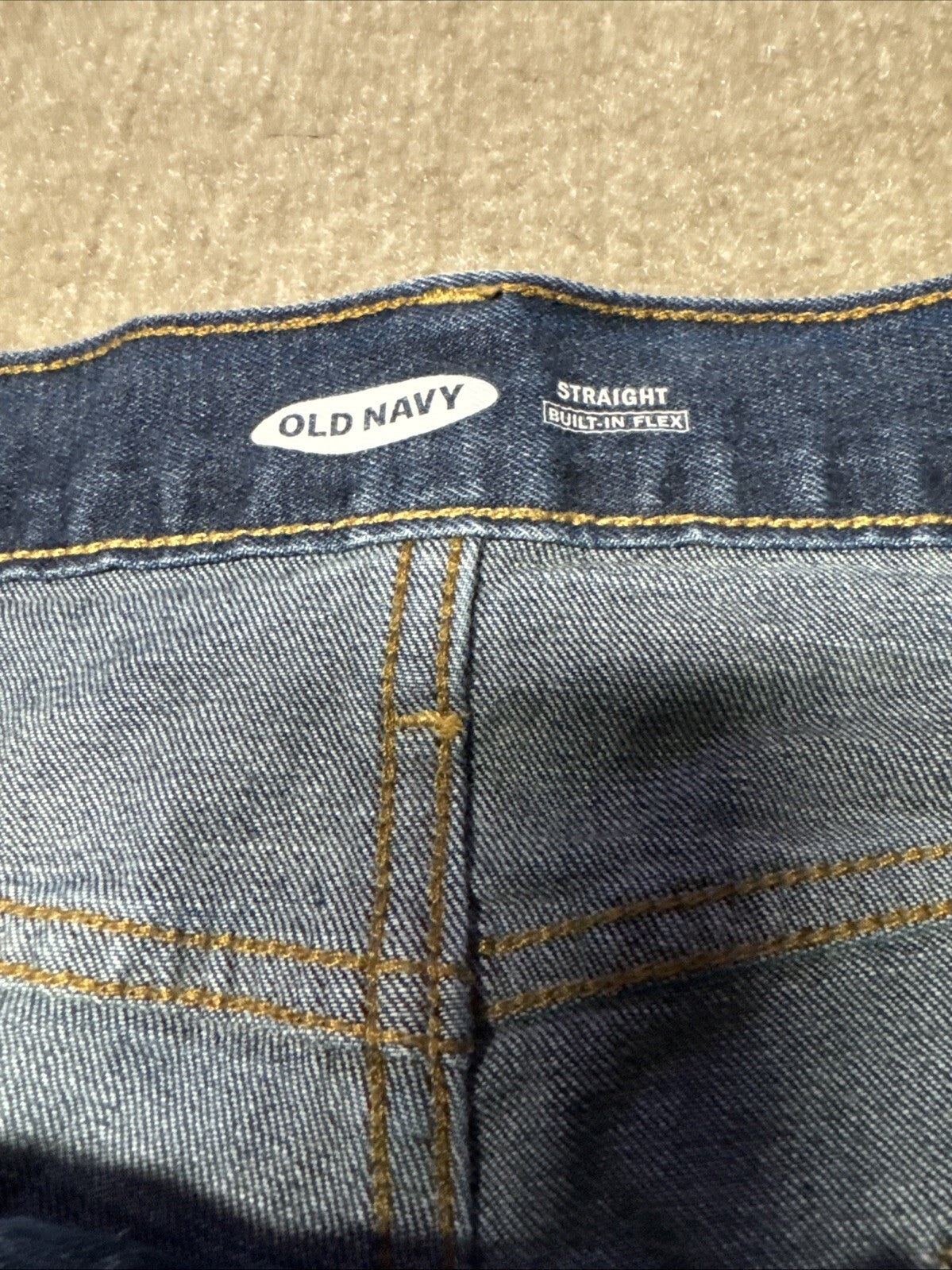 Old Navy Regular Standard Mens Jeans 33x30 Mid Rise Straight Leg