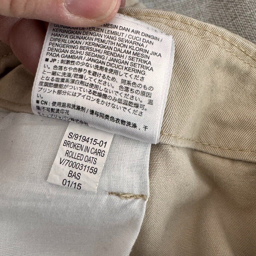 Old Navy 38/32 Broken-In Relaxed Fit Cargos Casual Preppy Workwear