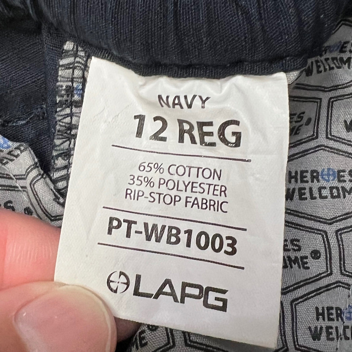 LAPG Women's Operator Tactical Pants Size 12 REG Dark Navy Blue Rip-Stop Cargo