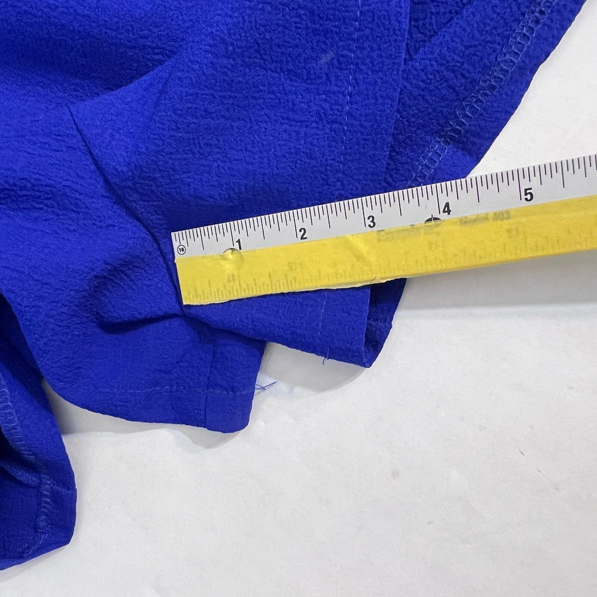 Paperbag Waist Shorts Womens XS Royal Blue Drawstring Casual Summer Resort