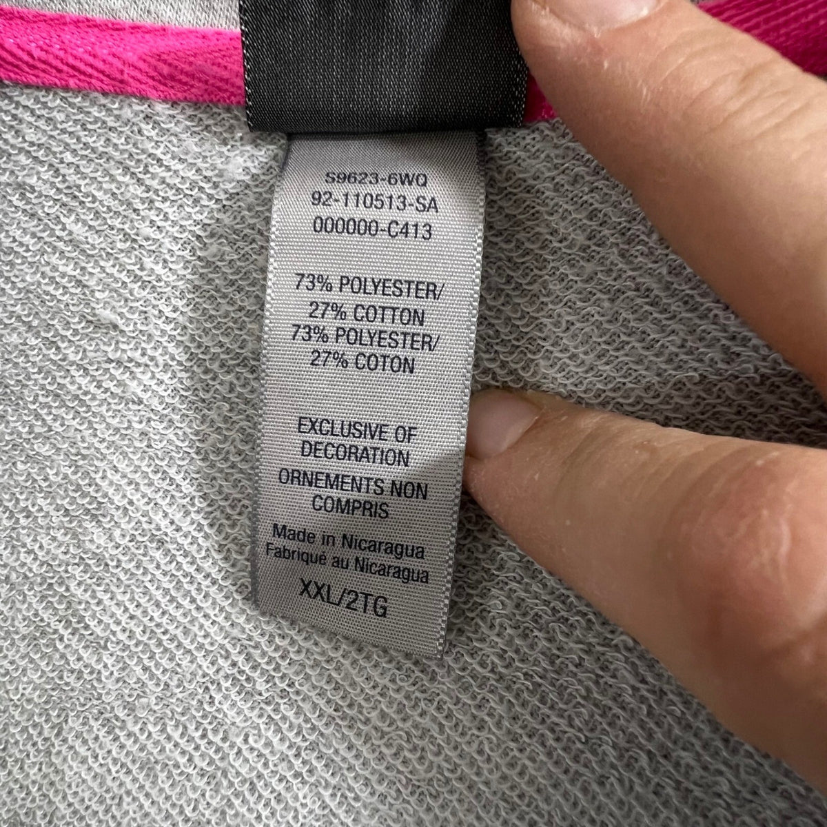 Champion XXL Gray Cowl Neck Pullover Top Sweatshirt Loungewear Womens