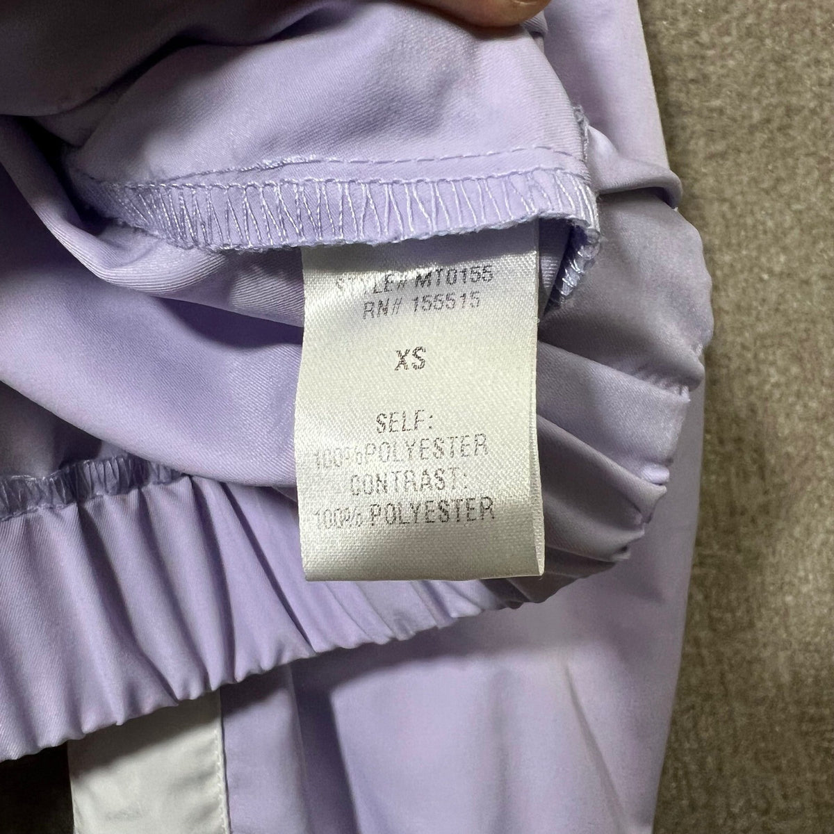 M.N.I Los Angeles Lavender Cropped Pullover Jacket Athletic XS