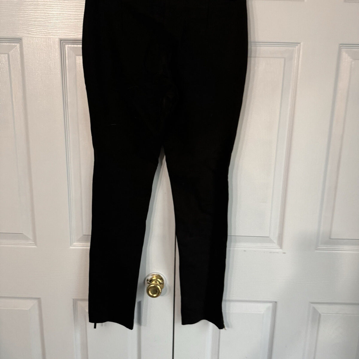 My Tribe Leather Leggings Womens M Black Moto Skinny Biker Minimalist