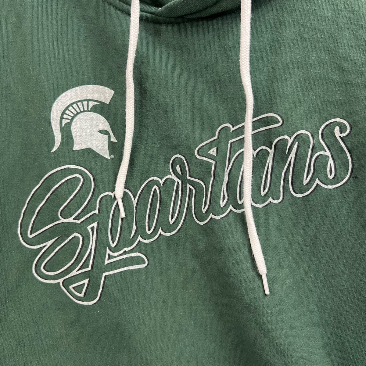 Colosseum Spartans Michigan State Green Hoodie Sweatshirt Pullover Size M