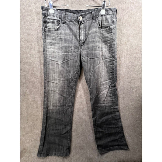 Citizens of Humanity  Grey Wash Distressed Denim Jeans Bootcut Men's Size 38x29