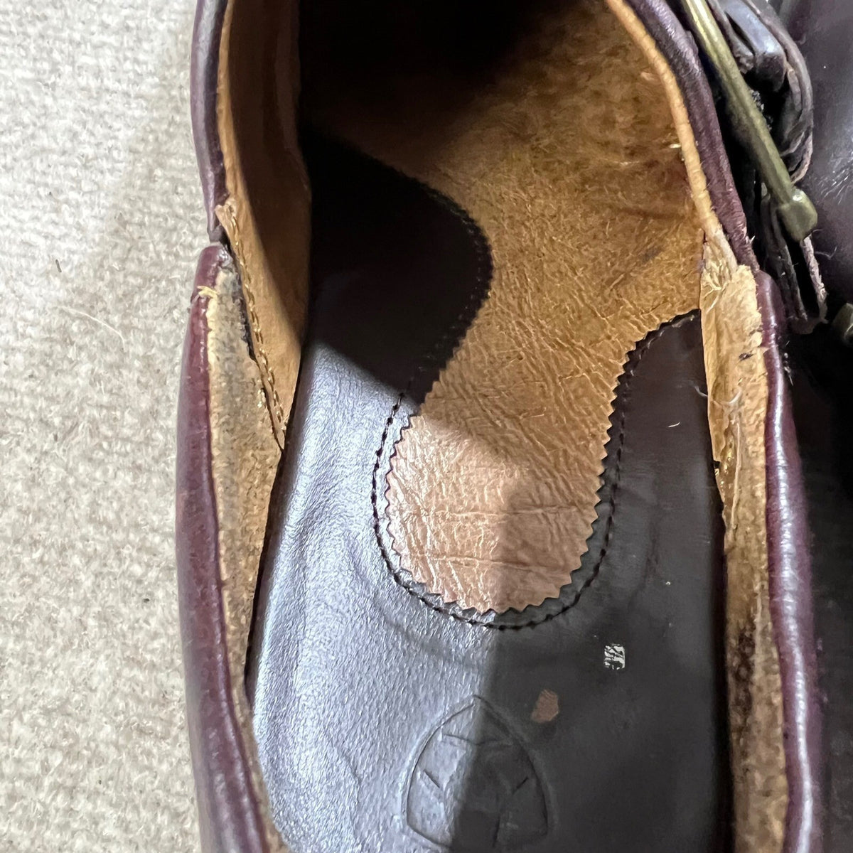 Ariat Leather Clogs Women's Size 9 EU40 Brown Braided Buckle Accent Comfort Shoe
