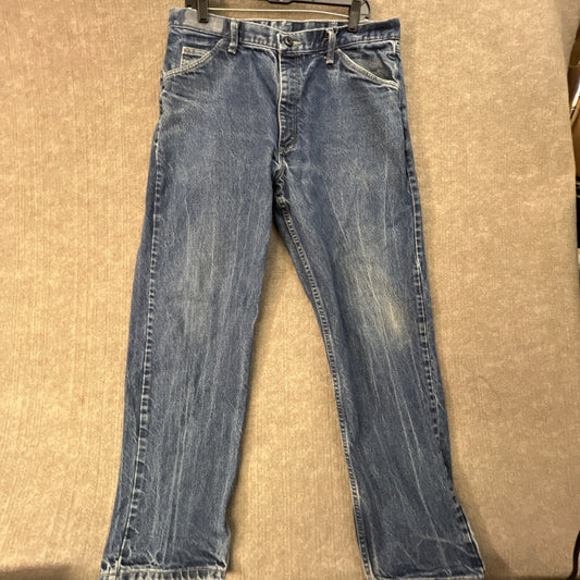 Bulwark FR Flame Resistant Blue Jeans Men’s 36x32 (34x30) Workwear Utility Denim