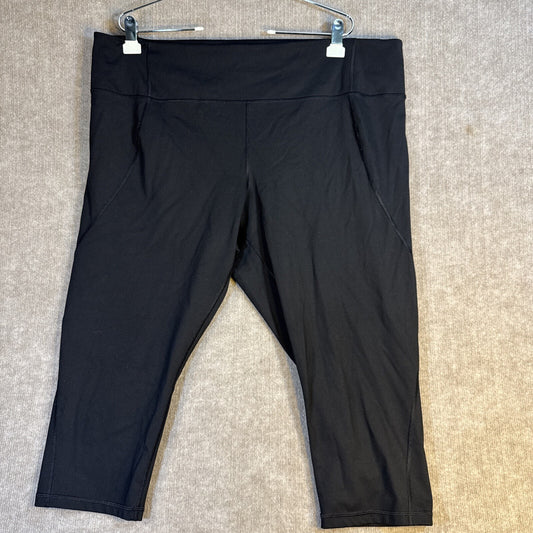 Livi Active Wide Waistband Lane Bryant Capri Length Active Leggings Size 26/28