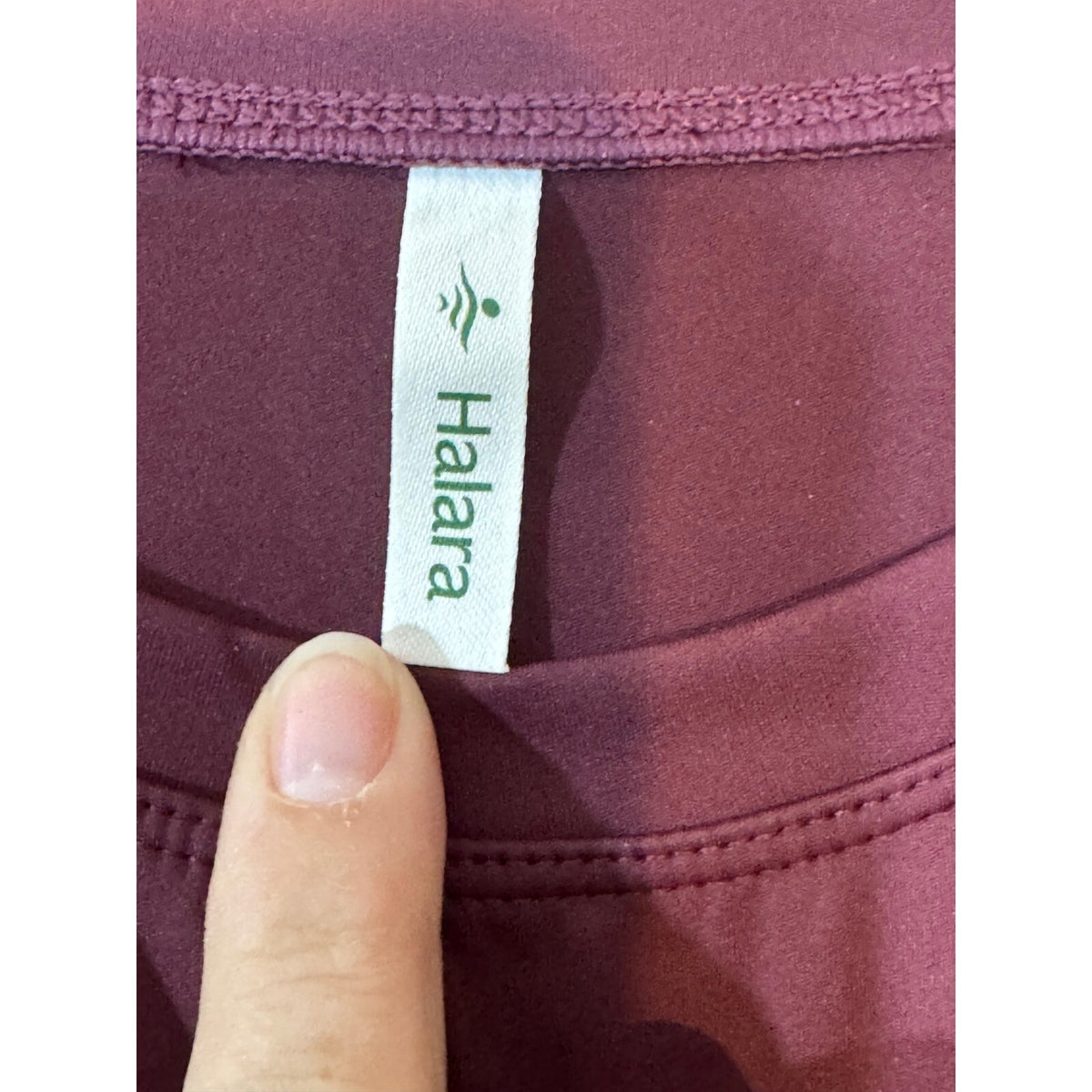 New Halara Ruched Bodycon Dress Women S Burgundy SoftlyZero Airy Athletic Chic