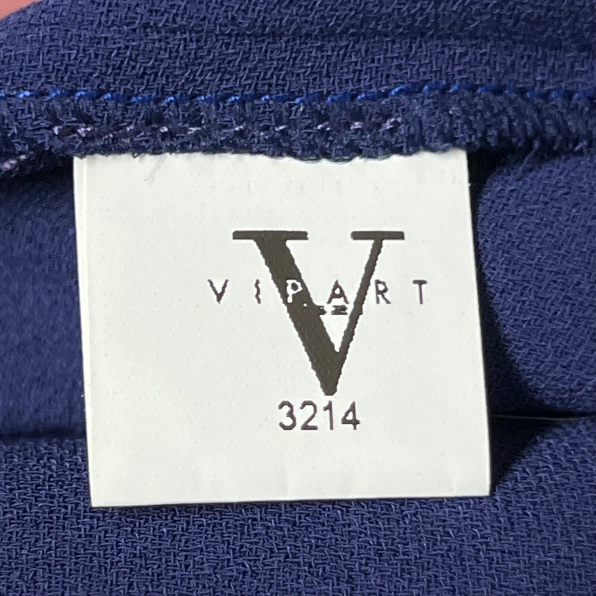 VIPART Women's Blue Maxi Skirt Size 40 8/10 Med Asymmetrical Slit Flowy