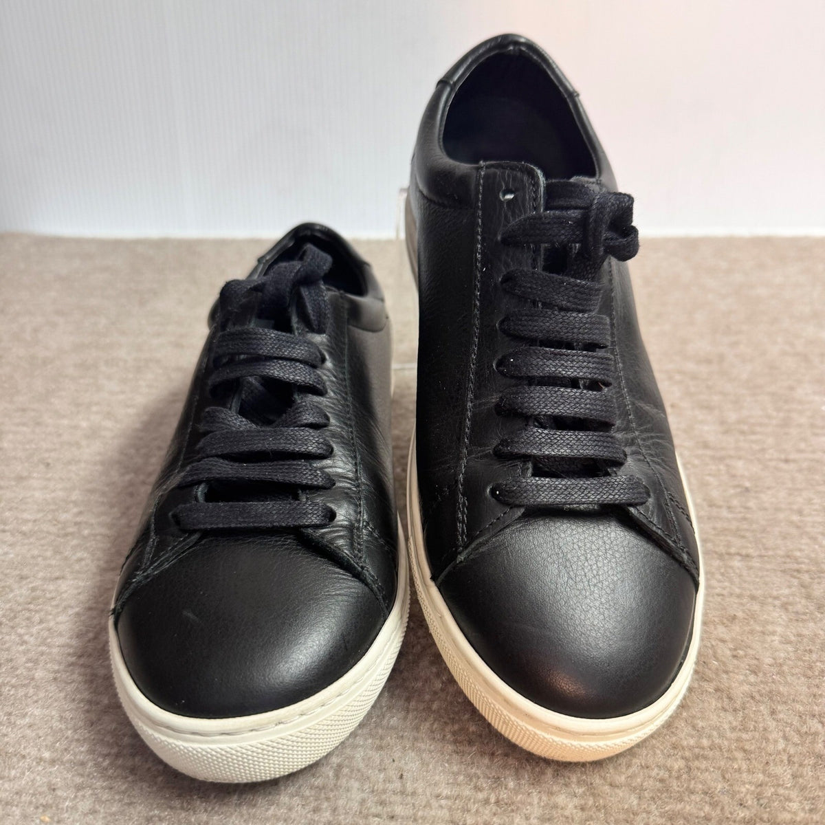 Oliver Cabell Low 1 Sneakers Womens 36 US 6 Black Leather Minimalist Luxury