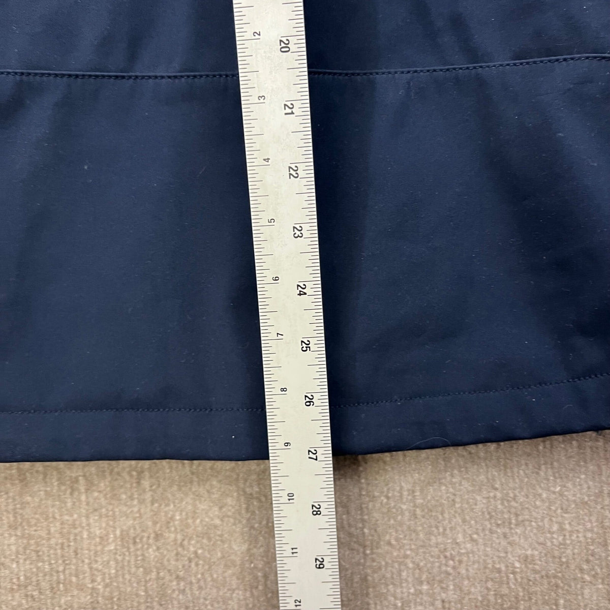Eddie Bauer Mens Navy OSI Oakland Safety Committee Softshell Jacket L G
