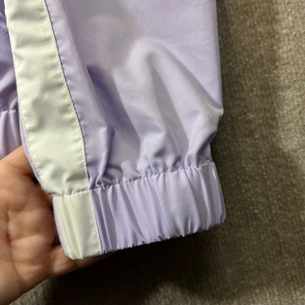M.N.I Los Angeles Lavender Cropped Pullover Jacket Athletic XS