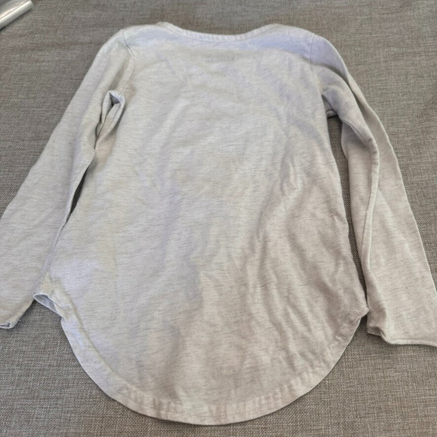Minnie Glitter Kids Long Sleeve T XS/XCH (4-5)