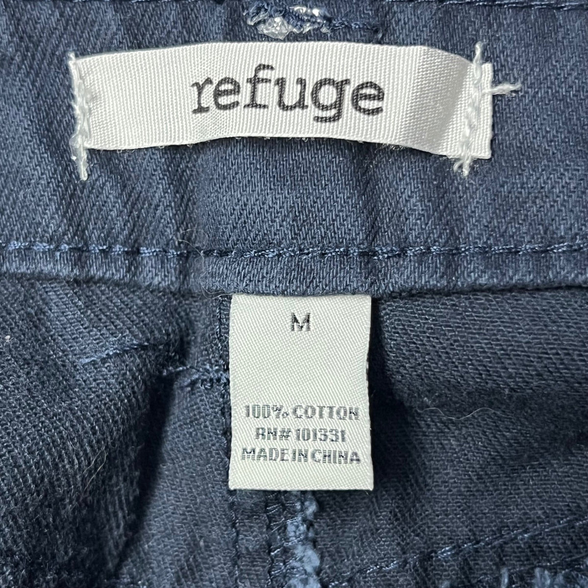 Refuge Denim Mini Skirt Size M Button Front Dark Wash Casual Cute Y2k
