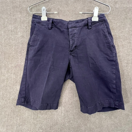 Sanctuary x Anthropologie Womens Shorts Size 27 Navy Blue Casual Chino