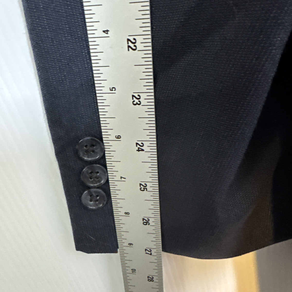 Givenchy for Miltons Men's Blazer 46L Navy Wool Blend 2-Button Jacket Wedding