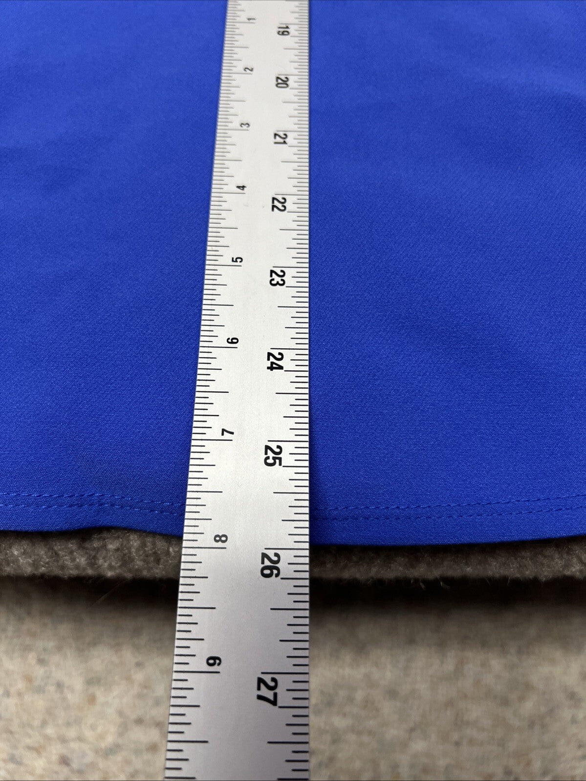NWT Lane Bryant Womens 22 Top Blue Short Sleeve Peplum Career Modest Comfort