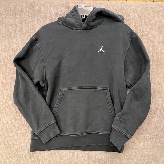 Jordan Est 1985 Pullover Hoodie Sweatshirt Mens Size M Black Jumpman Logo