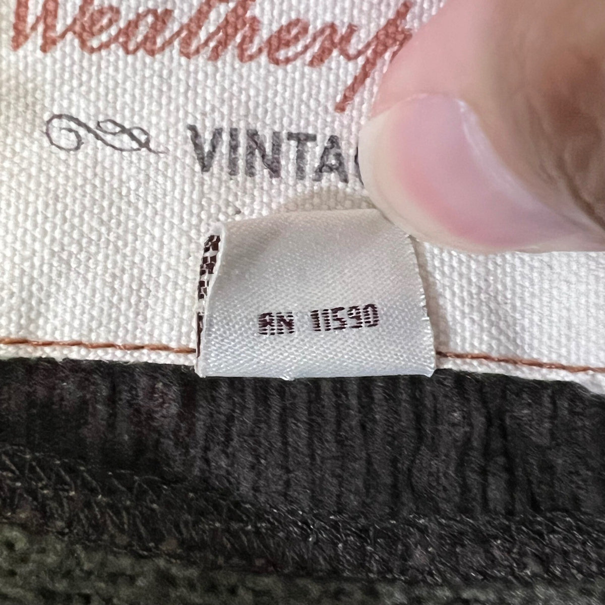 Weatherproof Vintage Mens Sweater Olive Green Elbow Patch Pullover S