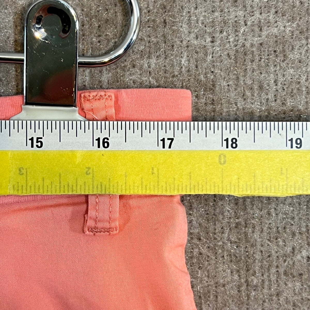 Lee Capris Womens 14 M Coral Pink Stretchy Casual Minimalist