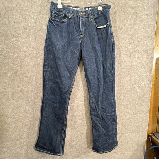 Y2K Vintage Roebuck & Co Jeans Men 30x30 Blue Denim Straight Leg Workwear Casual