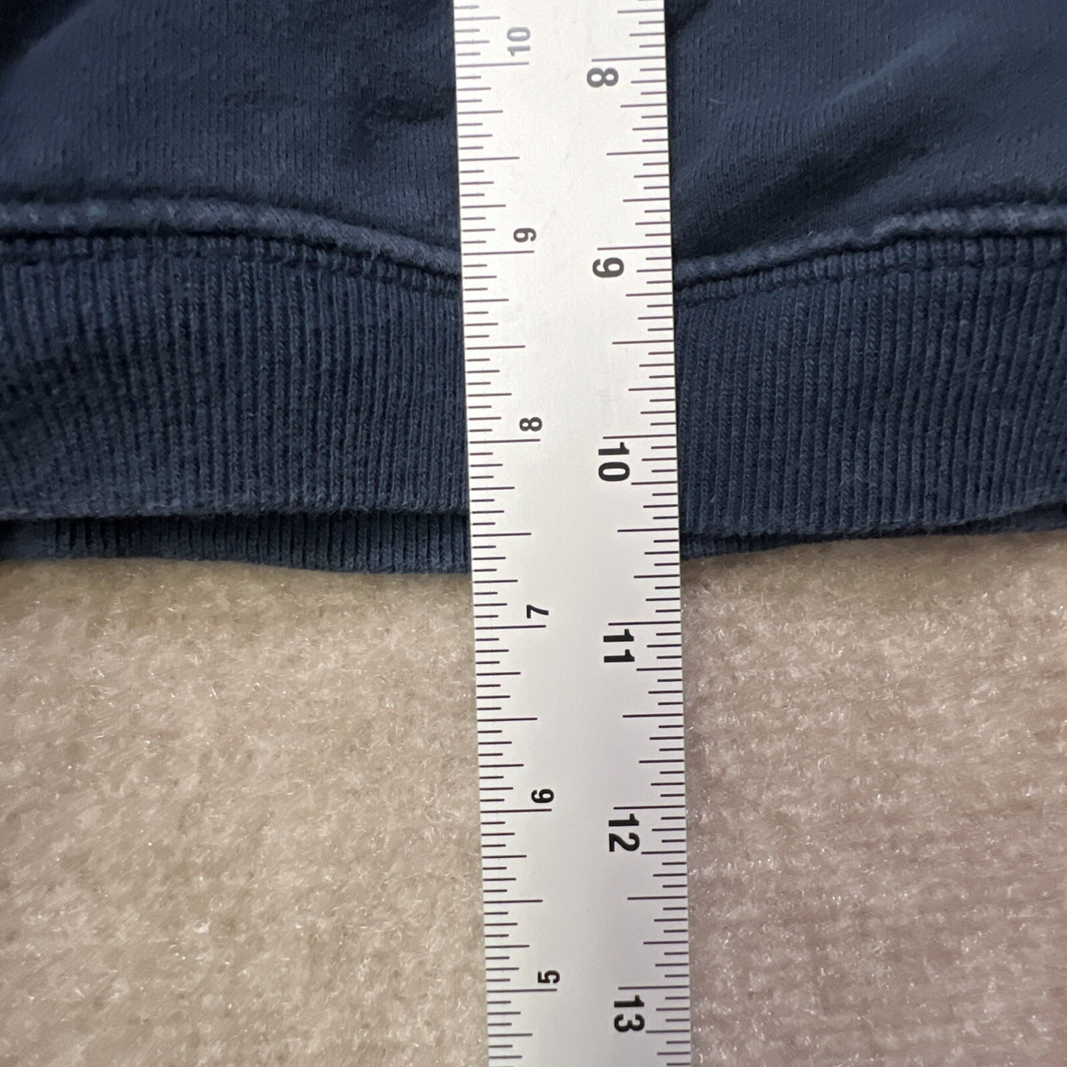 OshKosh Boys 12M Hoodie Fleece Sherpa Lined Pullover Green Blue Toddler