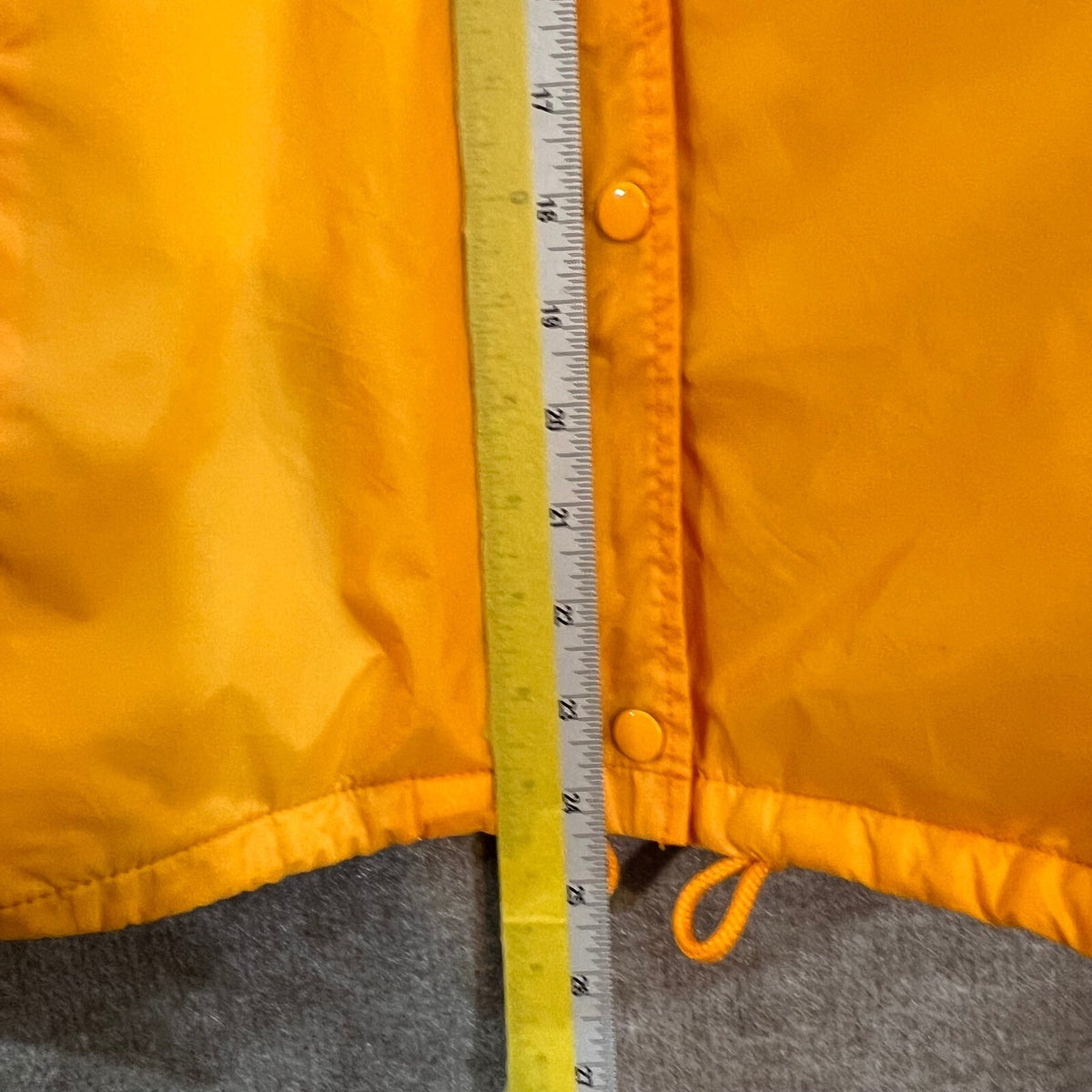 Vans Coaches Jacket Mens Large Yellow Checkerboard Logo Windbreaker Skater