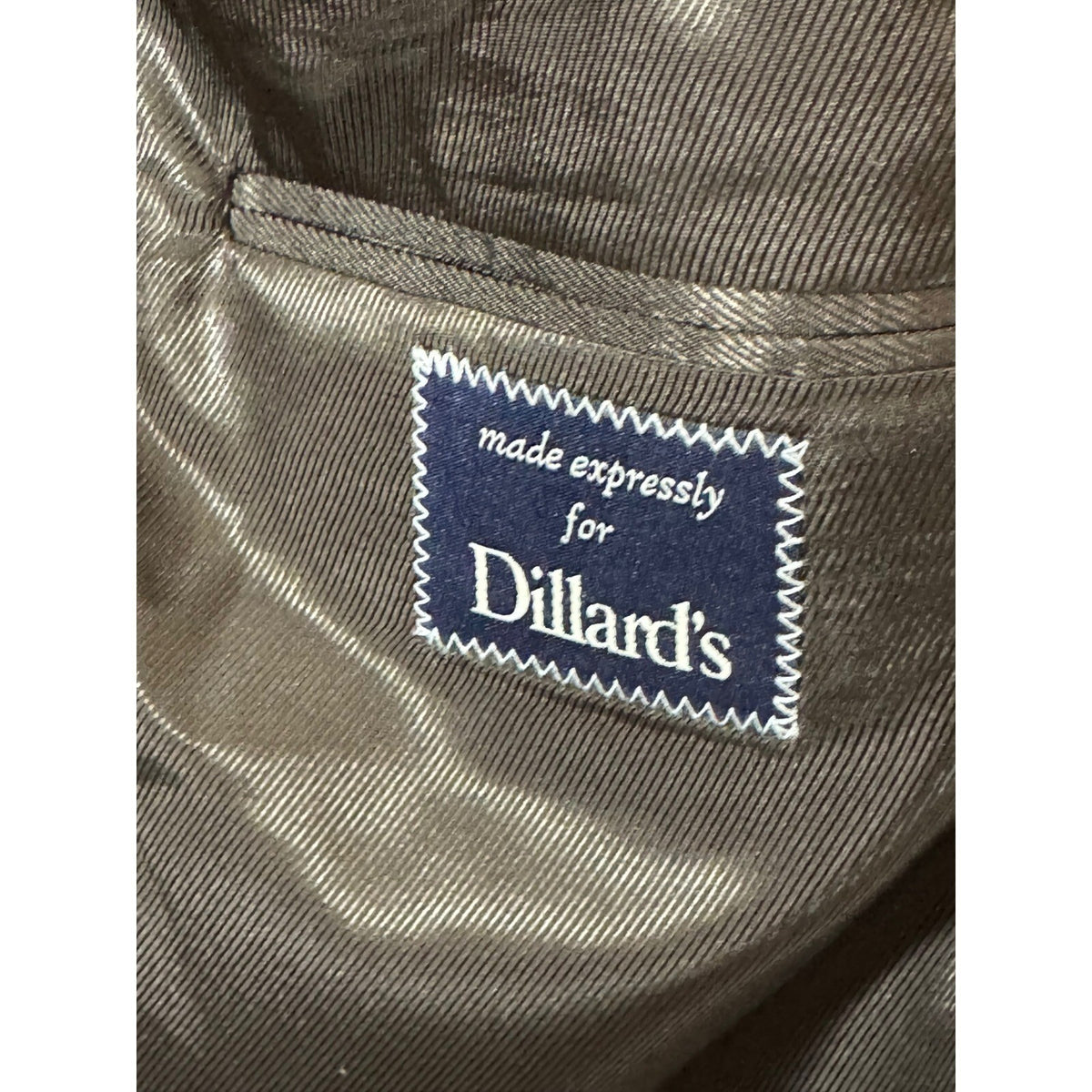 Daniel Cremieux Loro Piana Wool Suit 44R 36x29 (+2) Chocolate Brown Pinstripe