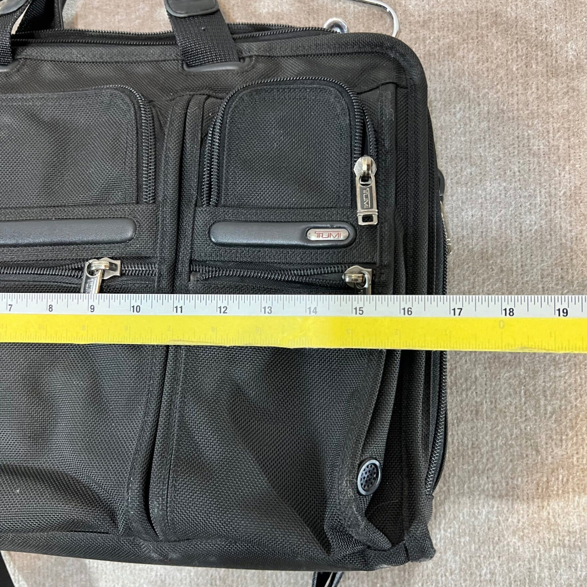 TUMI Ballistic Nylon Laptop Briefcase Business Bag Shoulder Strap Organizer