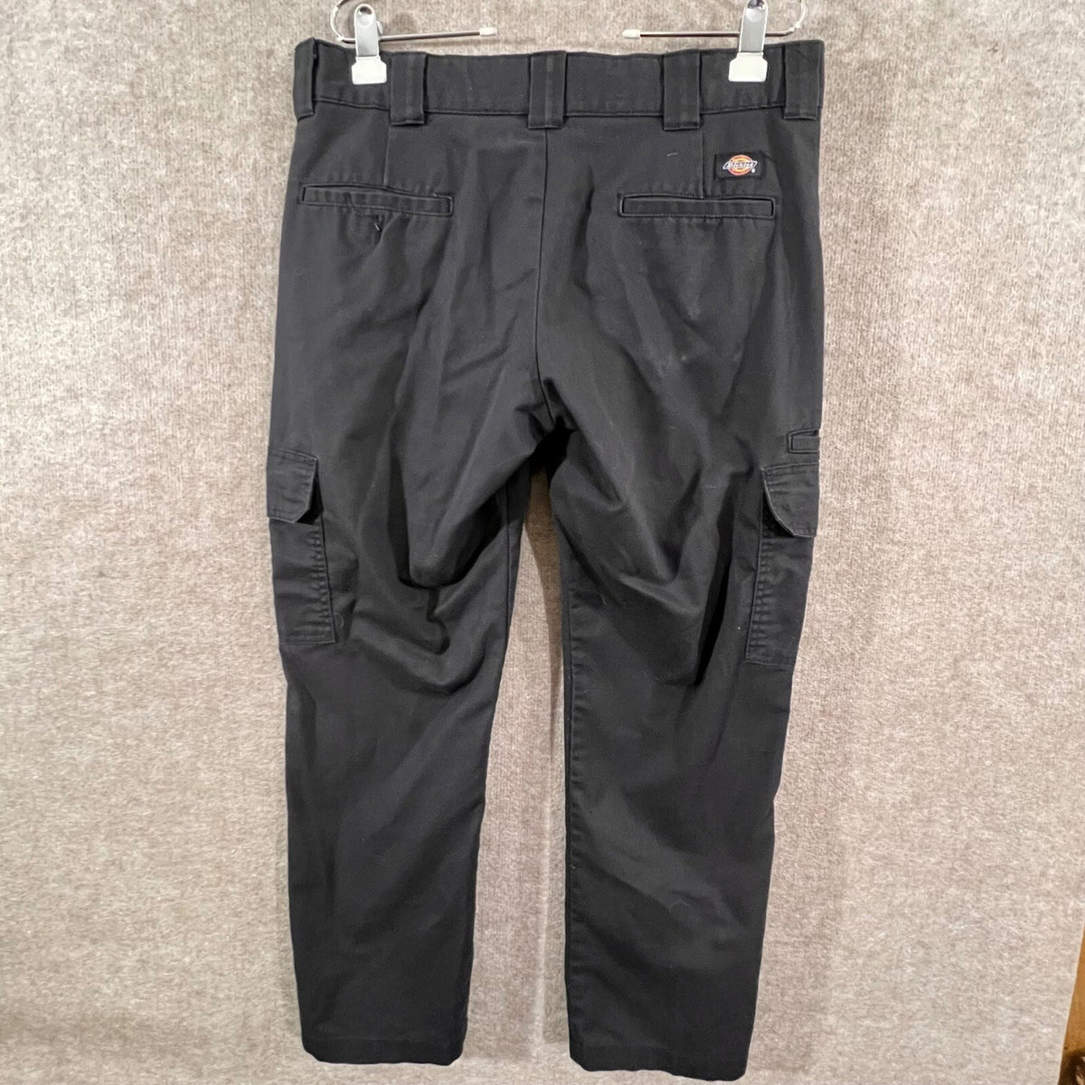 Dickies Cargo Pants Mens 34x30 Slim Straight Flex Black Workwear Gorpcore