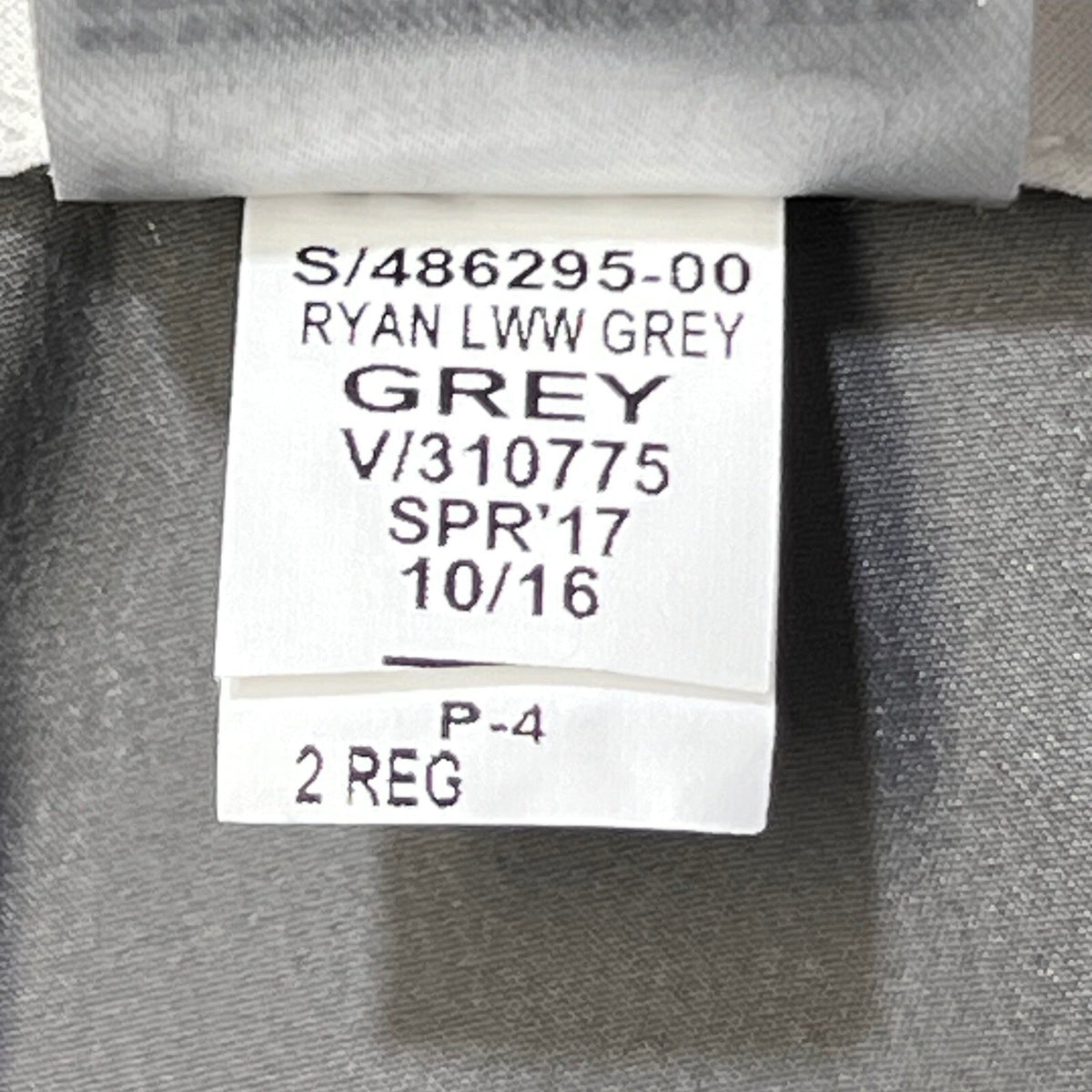 Banana Republic Ryan Mid Rise Straight Leg Suit Pants Gray Size 2 Wool Blend