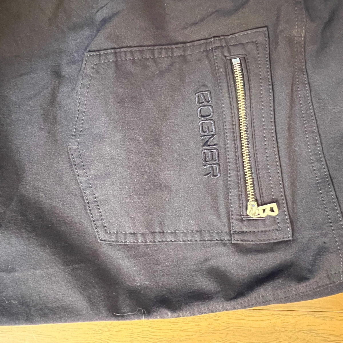 Bogner Sport Pants Womens 6 Navy Blue Stretch Zipper Pockets Gorpcore