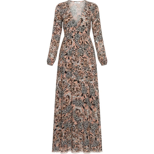 For Love & Lemons Gracie Maxi Dress M Floral Long Sleeve Revolve Boho Romantic