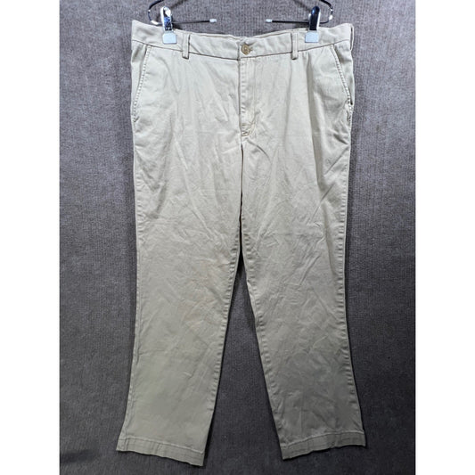 IZOD Saltwater Stretch Chino Straight Fit Khaki Pants Men Size 38x30