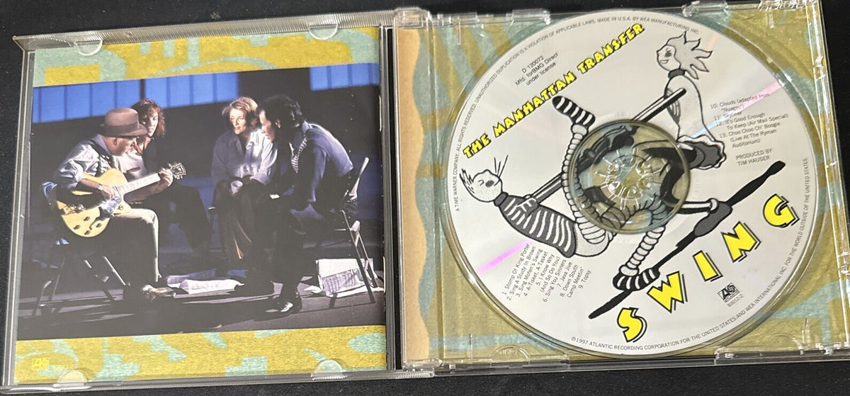 The Manhattan Transfer - Swing (CD, 1997, Atlantic Records) Jazz