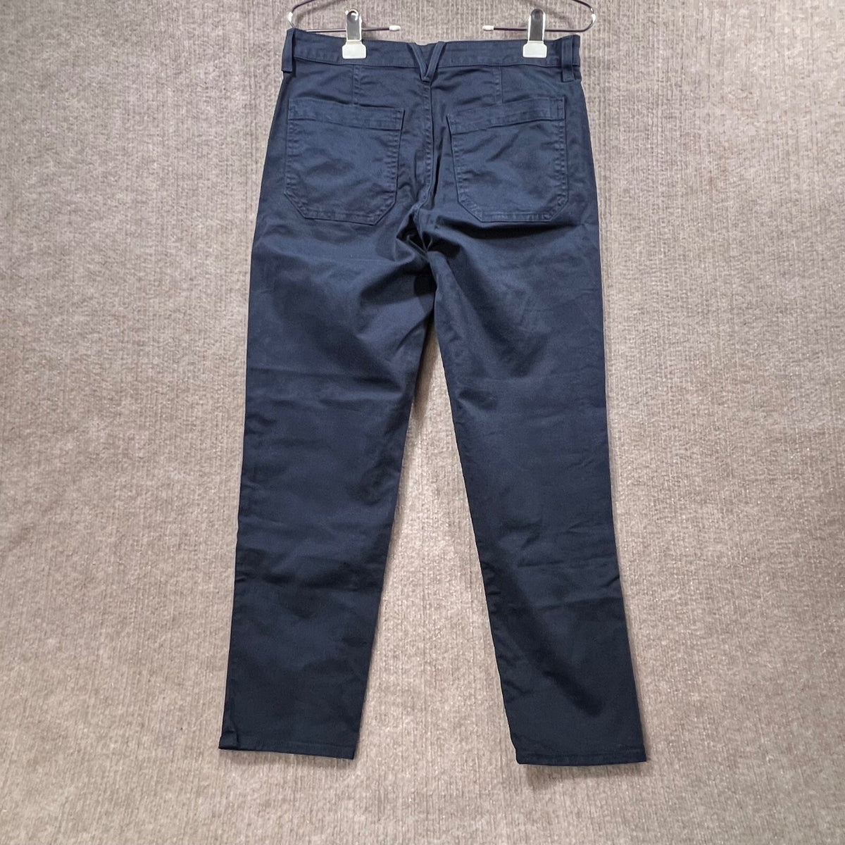 Veronica Beard Jeans Ayla High Rise Chinos Sz 28 x 26 Blue High Rise Minimalist