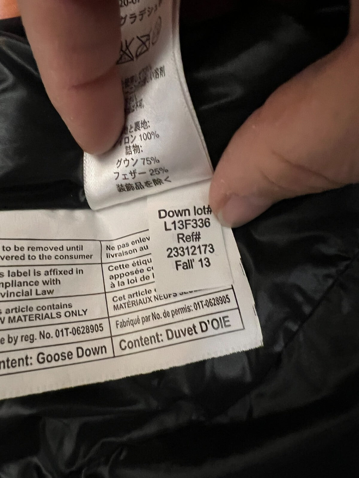 Eddie Bauer Packable Nylon Quilted Goose Down Puffer Women Med Black