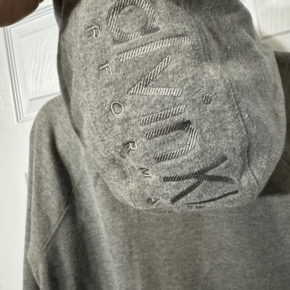 Calvin Klein Performance Hoodie Womens XL Gray Side Stripe Logo Athleisure