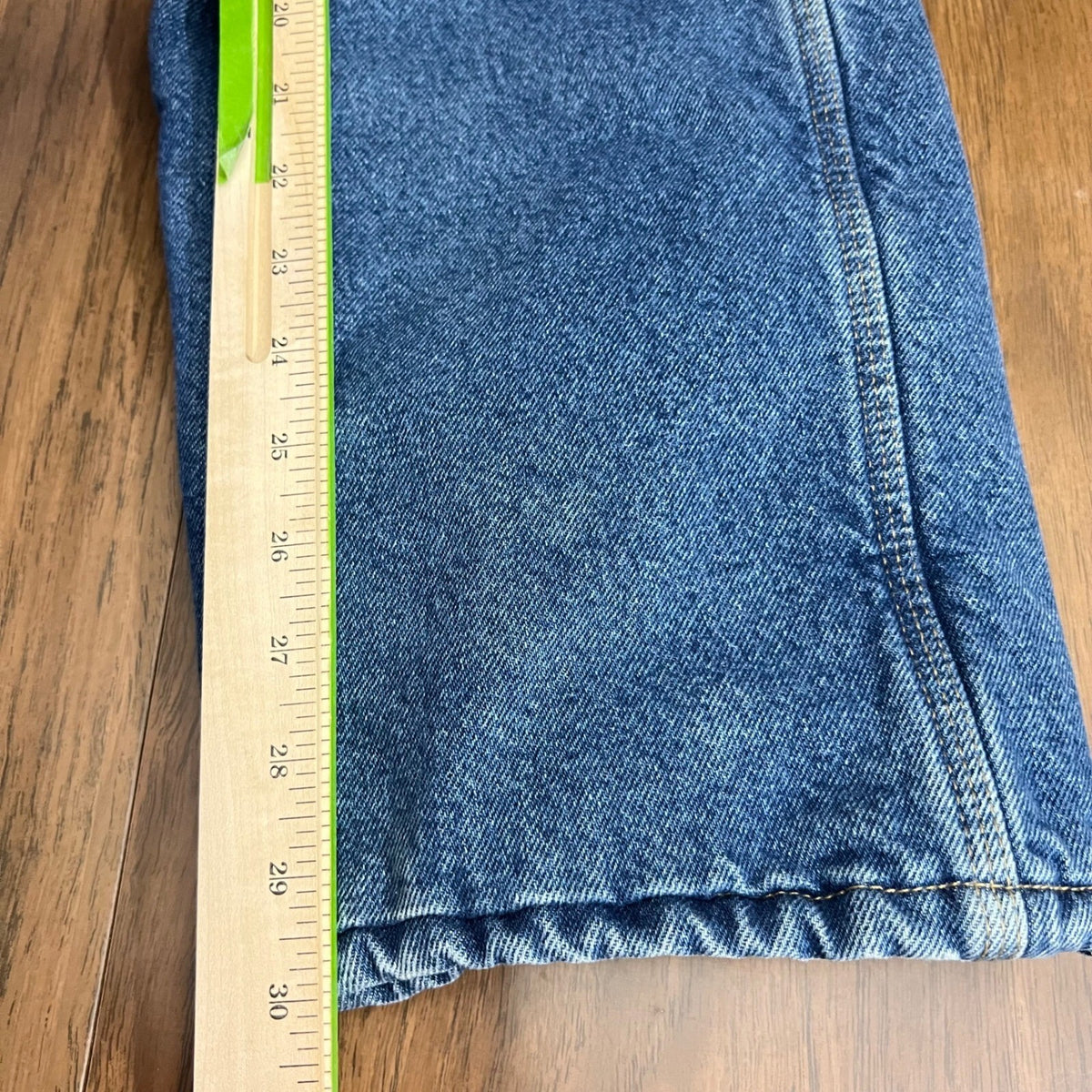 Wrangler Riggs Workwear Mens 38x32 Blue Jeans Insulated Lined Heavy Duty Work