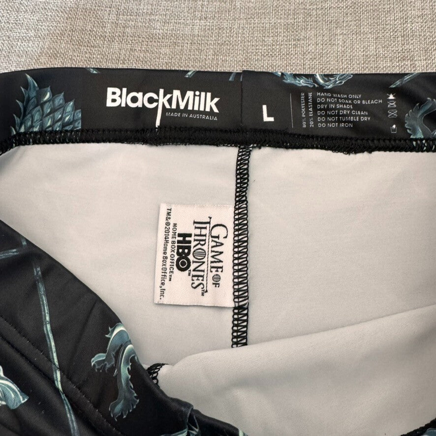 BlackMilk Game of Thrones Leggings L Sigils House Stark Lannister Targaryen