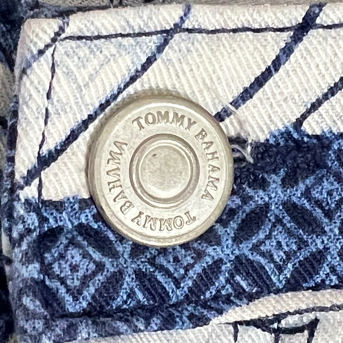 Tommy Bahama Floral Crop Pants Womens 14 Blue White Tropical Stretch Coastal