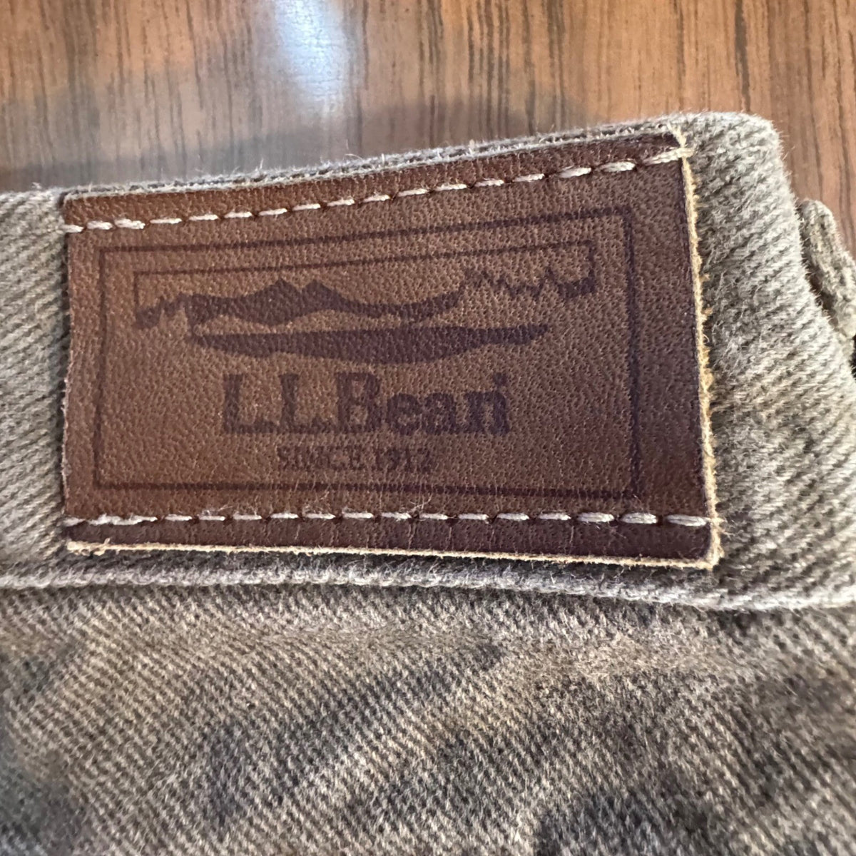 LL Bean Double L Classic Fit Flannel Lined Chino Pants Mens 38x30 Brown Gorpcore