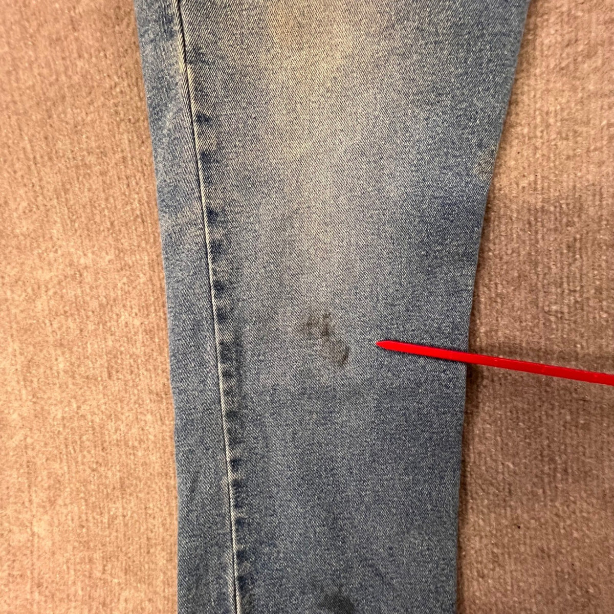 Levis 511 Slim Fit Jeans Mens W30 L30 Light Wash Denim Distressed