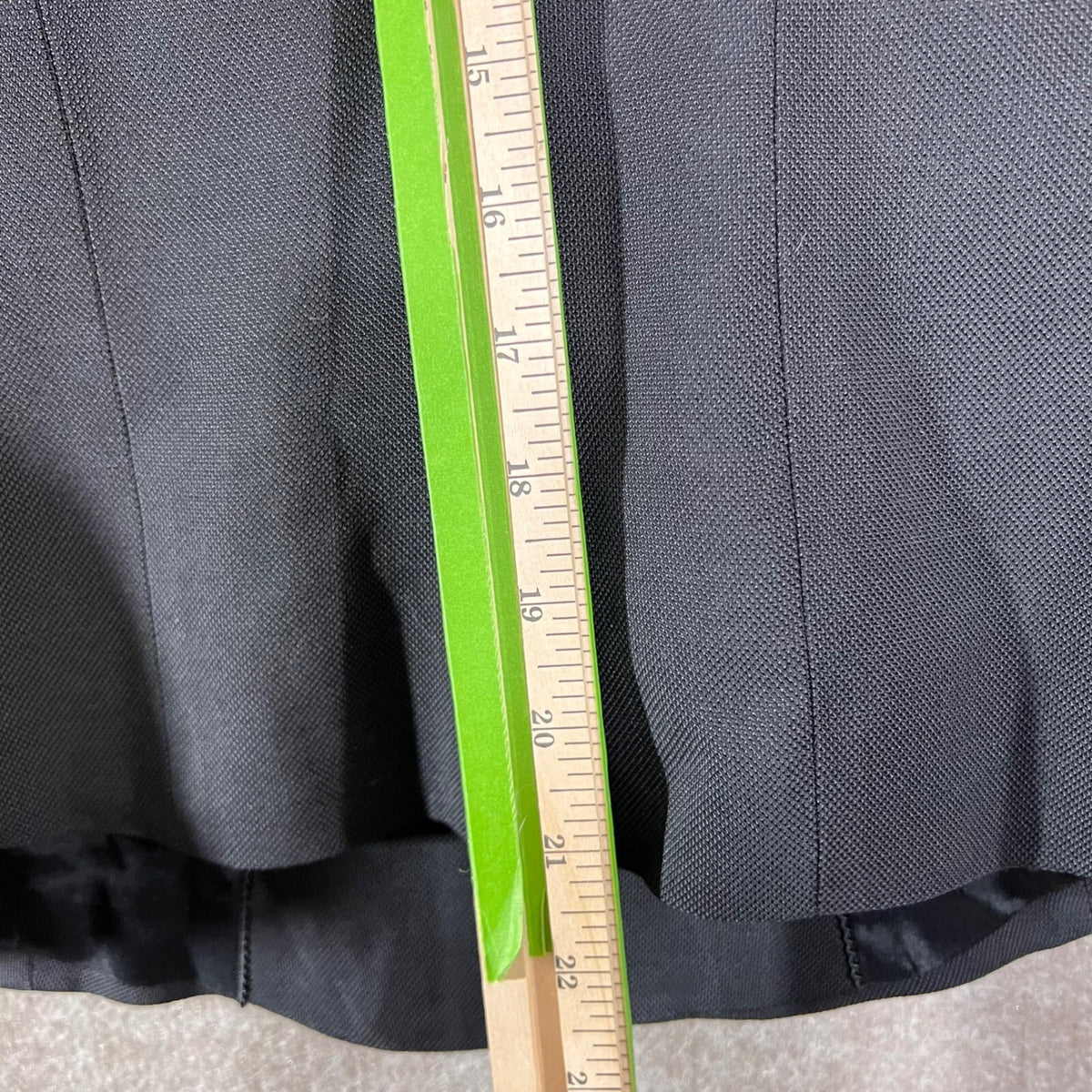 Armani Collezioni Blazer Women Size 12 Black Viscose Wool Blend Minimalist Luxe